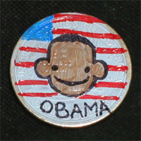 Obama Deluxe Commemorative Dollar worth One Dollar